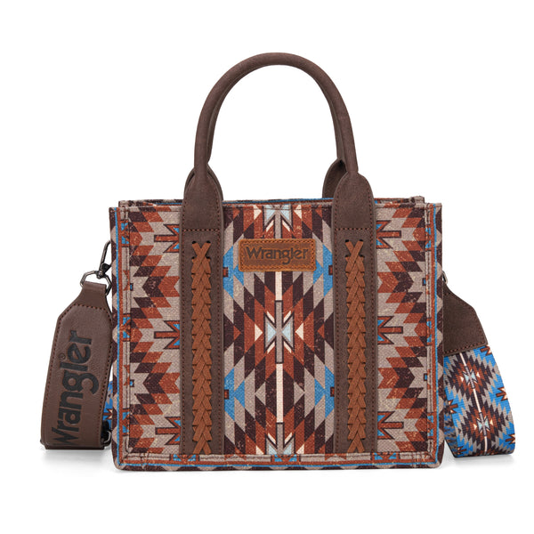 Wrangler Southwest Print Tote - Light Pink (WG2213-8120SDPK)