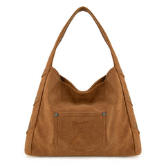 ★WEST★ Rudy Hobo Bag WI04BE WG244-9182 Wrangler Fringe Studded Hobo Bag- Brown – MONTANA
