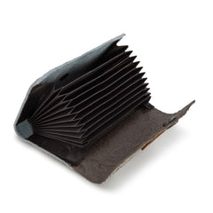 WG224-W070 Wrangler Genuine Hair-On Cowhide Floral Tooled Card Holder - Beige
