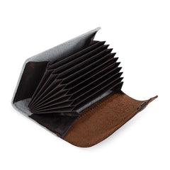WG224-W070  Wrangler Genuine Hair-On Cowhide Floral Tooled  Wallet - Brown