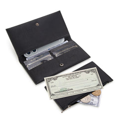 WG224-W071  Wrangler Long Wallet with Detachable Zipper Pocket