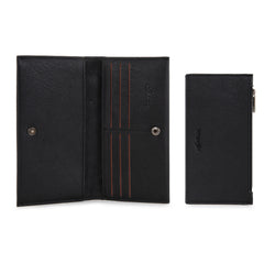 WG224-W071  Wrangler Long Wallet with Detachable Zipper Pocket
