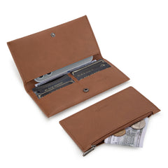WG224-W071  Wrangler Long Wallet with Detachable Zipper Pocket