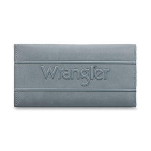 WG224-W071 Wrangler Long Wallet with Detachable Zipper Pocket