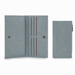 WG224-W071  Wrangler Long Wallet with Detachable Zipper Pocket