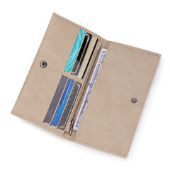 WG224-W071  Wrangler Long Wallet with Detachable Zipper Pocket