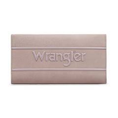WG224-W071  Wrangler Long Wallet with Detachable Zipper Pocket