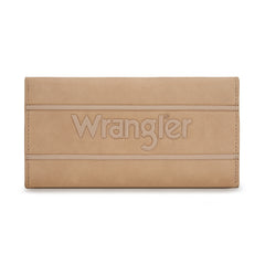 WG224-W071  Wrangler Long Wallet with Detachable Zipper Pocket