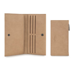 WG224-W071  Wrangler Long Wallet with Detachable Zipper Pocket
