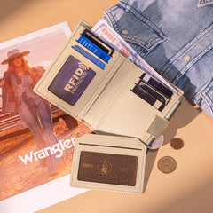 WG224-W074  Wrangler Card Holder Bi-Fold Wallet