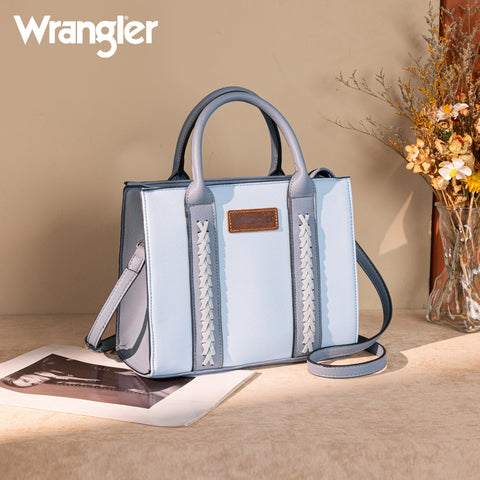 WG225-8120  Wrangler Whipstitch Tote/Crossbody - Blue