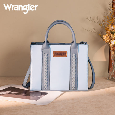 WG225-8120  Wrangler Whipstitch Tote/Crossbody - Blue