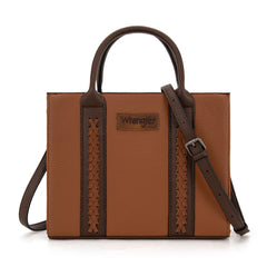 WG225-8120  Wrangler Whipstitch Tote/Crossbody - Brown-Coffee