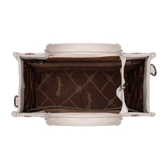 WG226-8120S  Wrangler Aztec Pattern Dual Sided Print -Tote/Crossbody -Beige