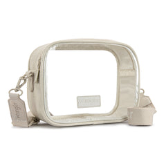 WG229-603  Wrangler Clear Crossbody Bag/Stadium Bag - Beige