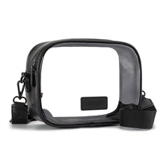 WG229-603  Wrangler Clear Crossbody Bag/Stadium Bag - Black