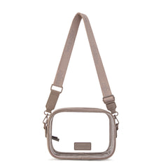 WG229-603  Wrangler Clear Crossbody Bag/Stadium Bag -Nude