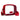 WG229-603 Wrangler Clear Crossbody Bag/Stadium Bag - Red