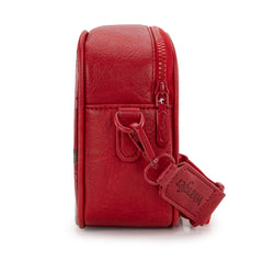 WG229-603  Wrangler Clear Crossbody Bag/Stadium Bag - Red