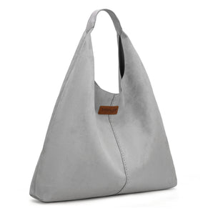 WG232-3027GY Wrangler Slouchy Hobo Bag - Grey