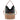 WG233-2001 Wrangler Aztec Embroidered Fringe Large Hobo/Crossbody Bag - Black