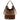 WG233-2001 Wrangler Aztec Embroidered Fringe Large Hobo/Crossbody Bag - Brown