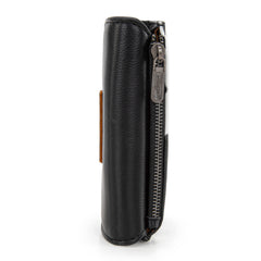 WG263-W076COW-BK   Wrangler Tri-Fold Wallet  - Cow-Black