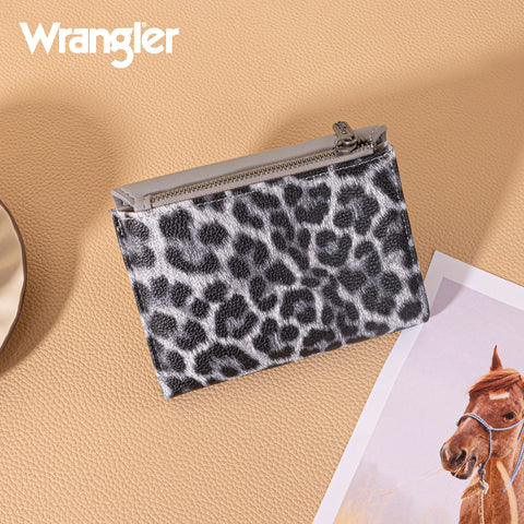 WG263-W076GY   Wrangler Tri-Fold Wallet  - Grey