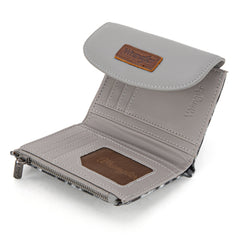 WG263-W076GY   Wrangler Tri-Fold Wallet  - Grey