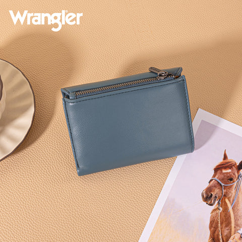 WG263-W076JN  Wrangler Tri-Fold Wallet  - Jean