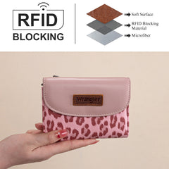 WG263-W076PK    Wrangler Tri-Fold Wallet  -Pink