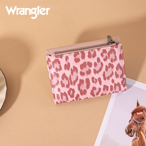 WG263-W076PK    Wrangler Tri-Fold Wallet  -Pink