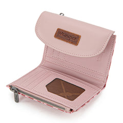 WG263-W076PK    Wrangler Tri-Fold Wallet  -Pink