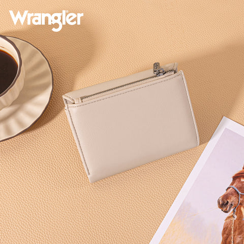 WG263-W076TN    Wrangler Tri-Fold Wallet  -Tan