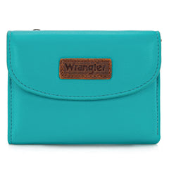 WG263-W076TQ    Wrangler Tri-Fold Wallet  -Turquoise