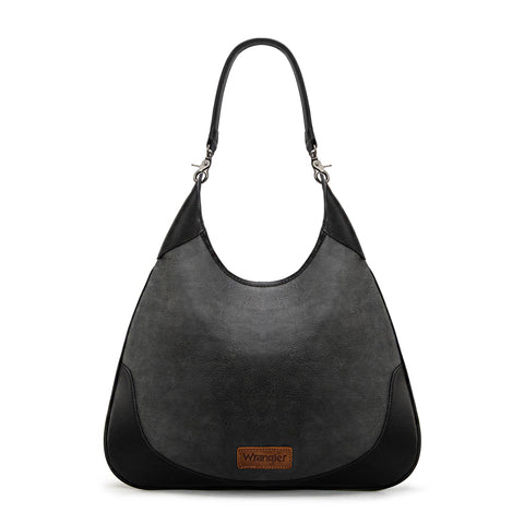 WG242-918BK  Wrangler Hobo Bag/Crossbody Bag -Black
