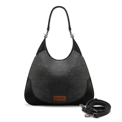WG242-918BK  Wrangler Hobo Bag/Crossbody Bag -Black