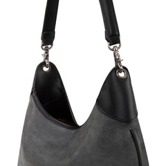 WG242-918BK  Wrangler Hobo Bag/Crossbody Bag -Black