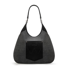 WG242-918BK  Wrangler Hobo Bag/Crossbody Bag -Black