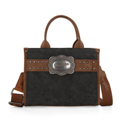 WG250-81202BK    Wrangler Buckle Tote/Crossbody -Black
