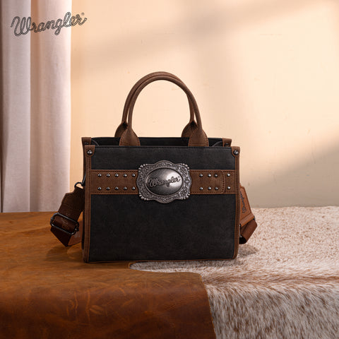 WG250-81202BK    Wrangler Buckle Tote/Crossbody -Black
