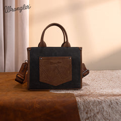WG250-81202BK    Wrangler Buckle Tote/Crossbody -Black