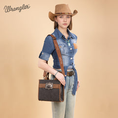 WG250-81202BK    Wrangler Buckle Tote/Crossbody -Black