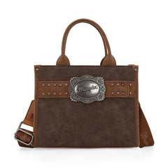 WG250-81202CF   Wrangler Buckle Tote/Crossbody -Coffee