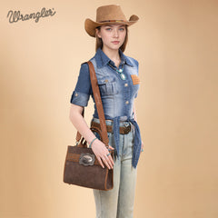 WG250-81202CF   Wrangler Buckle Tote/Crossbody -Coffee