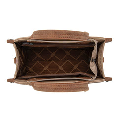 WG250-81202TN   Wrangler Buckle Tote/Crossbody -Tan