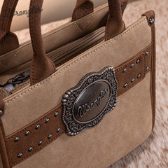 WG250-81202TN   Wrangler Buckle Tote/Crossbody -Tan