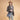 WG261-8866SJN Wrangler Aztec Print Braided Detail Tote Bag - Jean