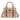 WG261-8866STN Wrangler Aztec Print Braided Detail Tote Bag - Tan