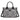 WG261G-8110BK Wrangler Aztec Print Canvas Tote Bag - Black